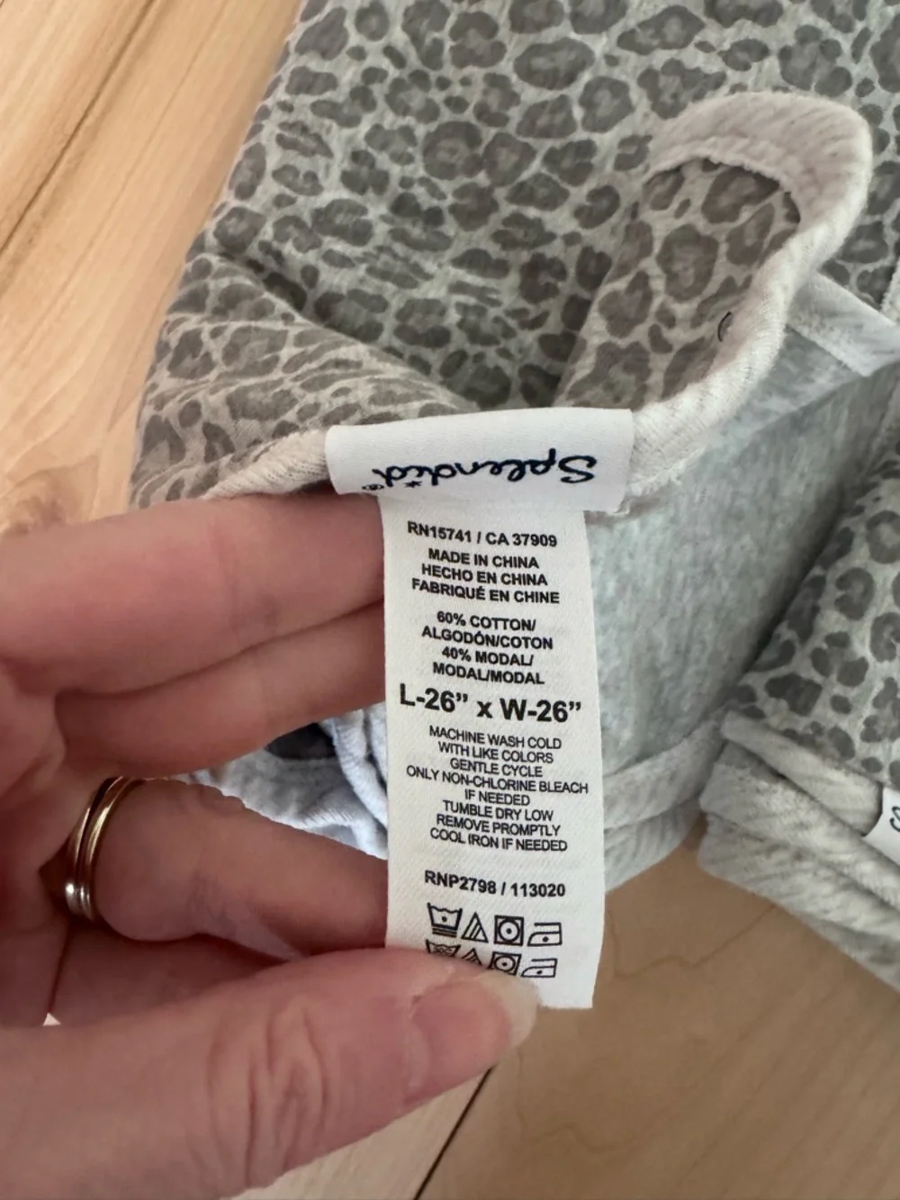 Splendid Gray Leopard Print‎ Baby Blanket Bundle